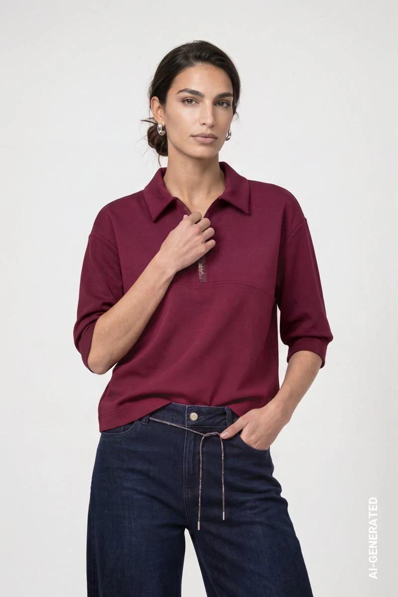 Monari Longsleeve 809854 Rood 1