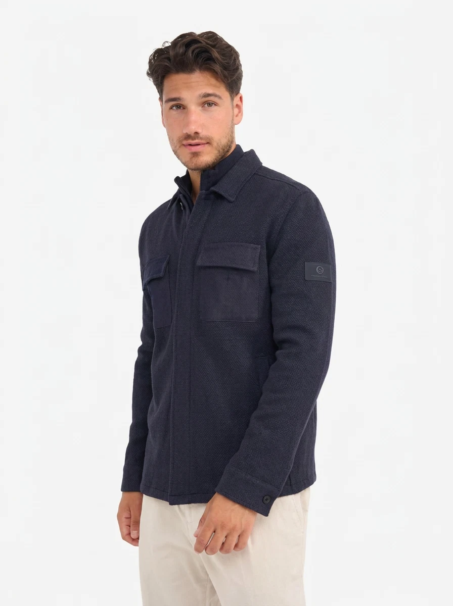 Blue Industry Overshirt STEFANO-W26-M12 Blauw 1