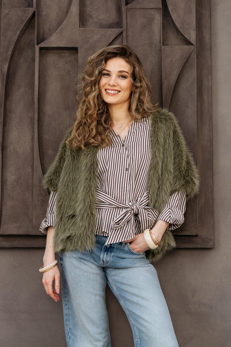 &Co Woman Vest GL117 Groen 5