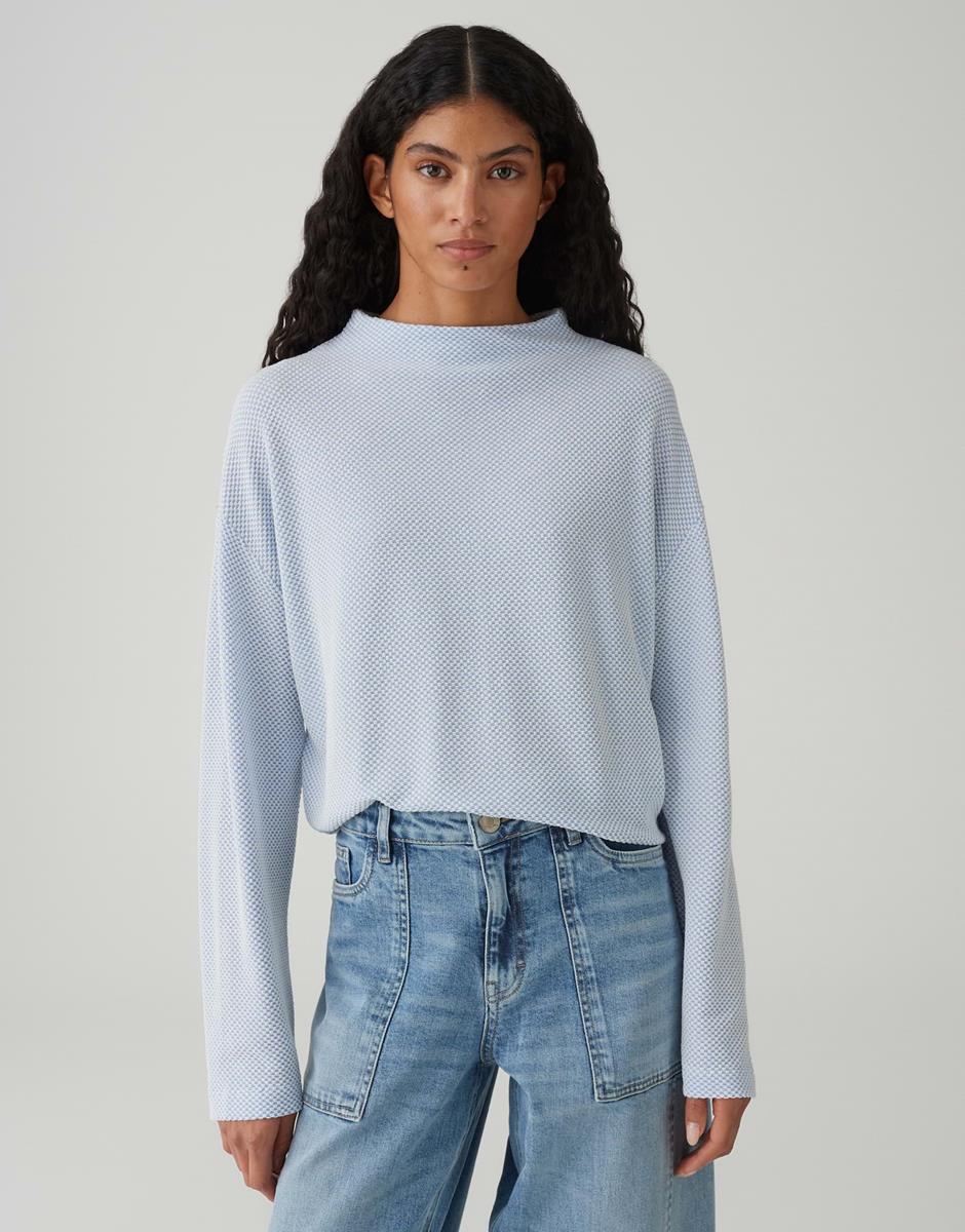 OPUS Long sleeve Serata Blauw 1