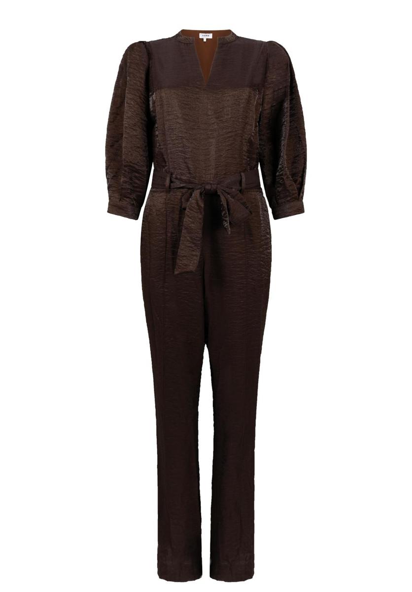 Aaiko Jumpsuit HELLEN SHINE  VIS Bruin 2