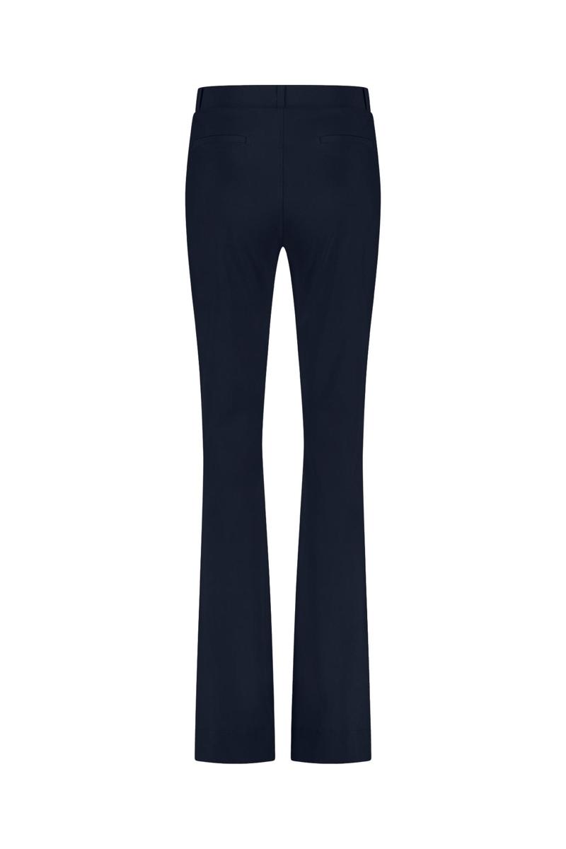 Studio Anneloes Pantalon Flair Bonded Long Blauw 4