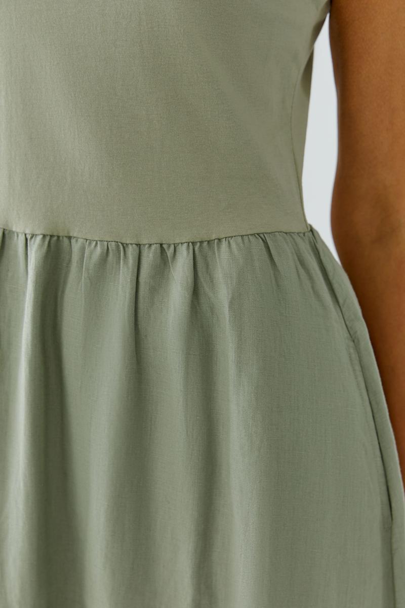 Oui Jurk 0097169 Groen 4