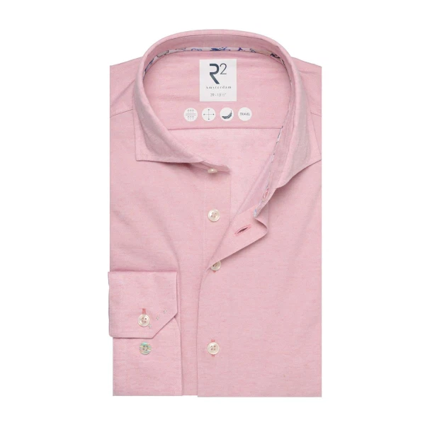 R2 Amsterdam Overhemd 132.WSP.022 Roze 1
