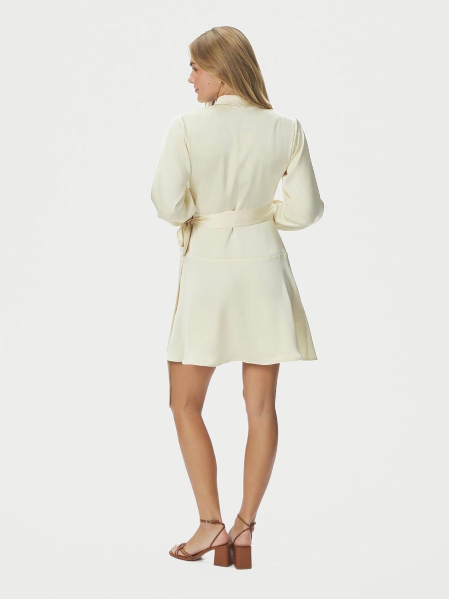 Neo Noir Jurk Colbie Geel  3