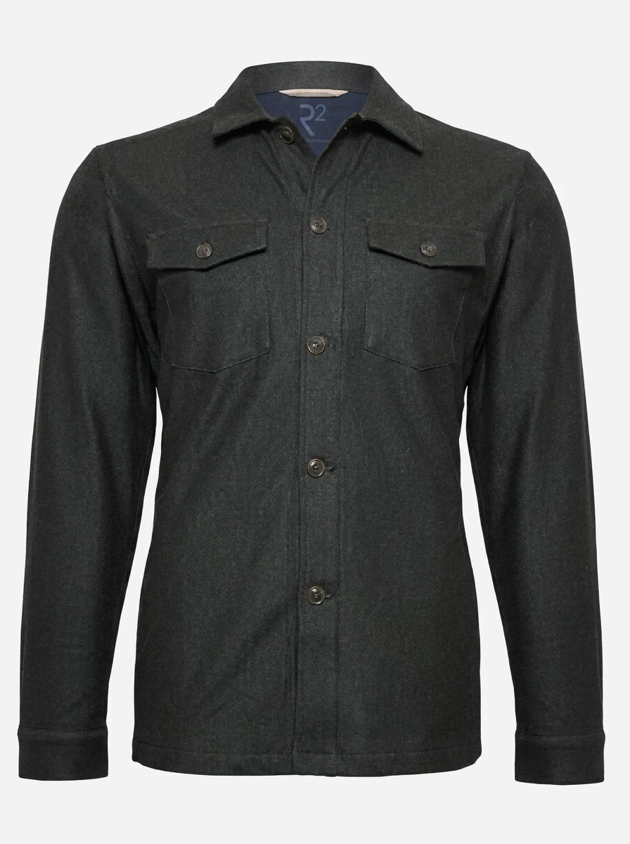 R2 Amsterdam Overshirt 134.OVERSHIRT.008 Groen 1