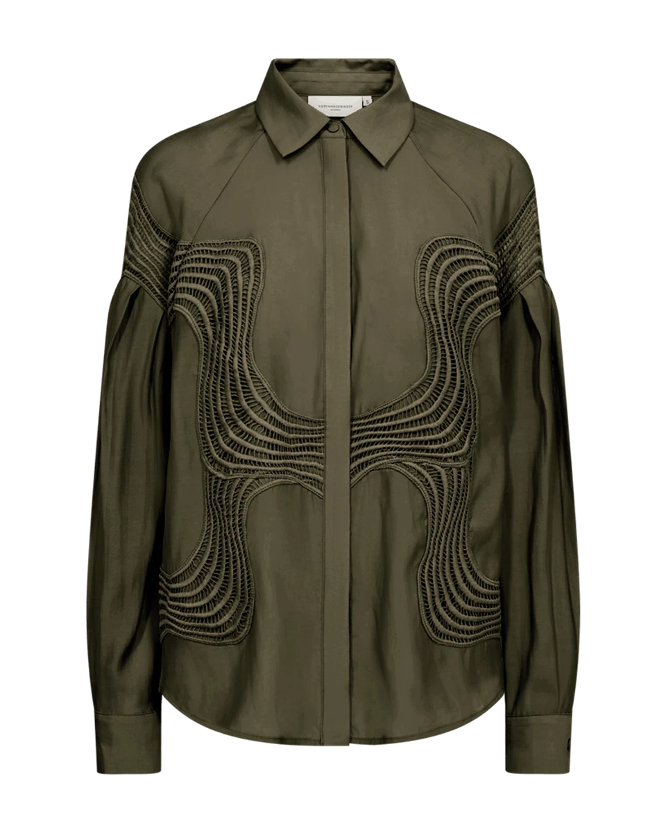 Copenhagen Muse Blouse Molly Groen 1
