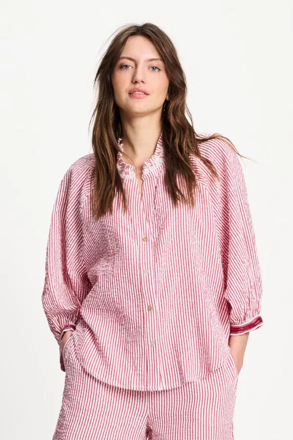 POM Amsterdam Blouse SP9585 Rood 1