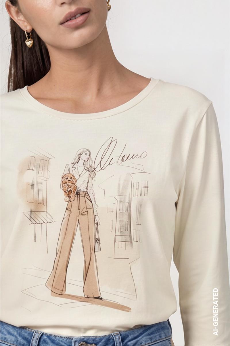 Monari Longsleeve 810047 Off-White 6