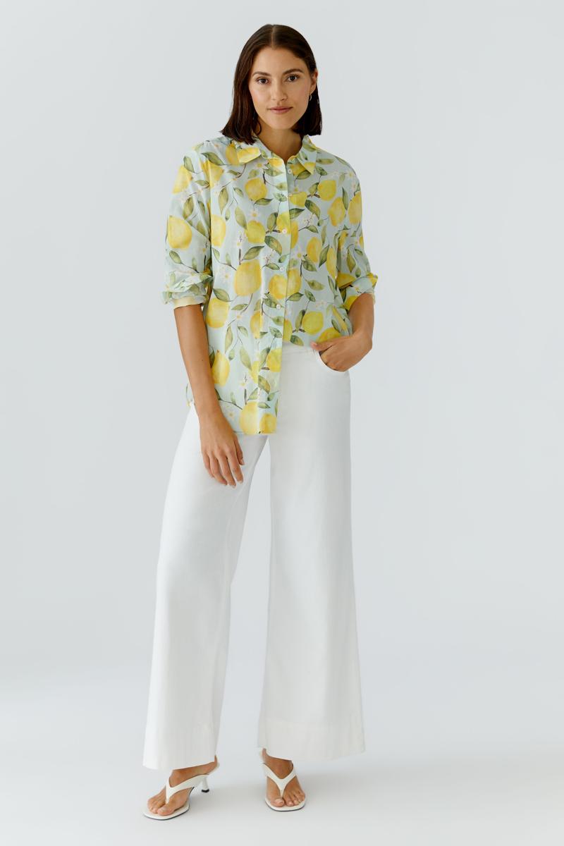 Oui Blouse 0097535 Geel  2