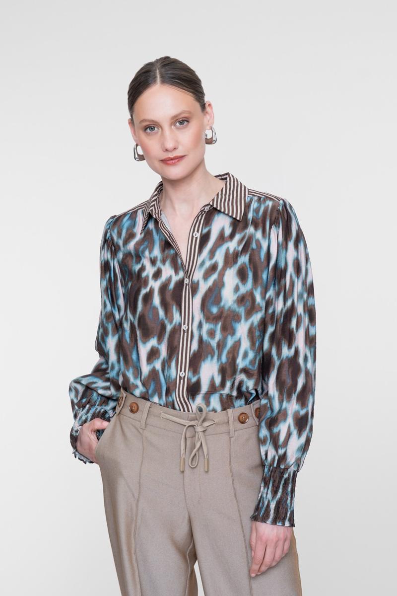 Geisha Blouse 63713-20 Bruin 1
