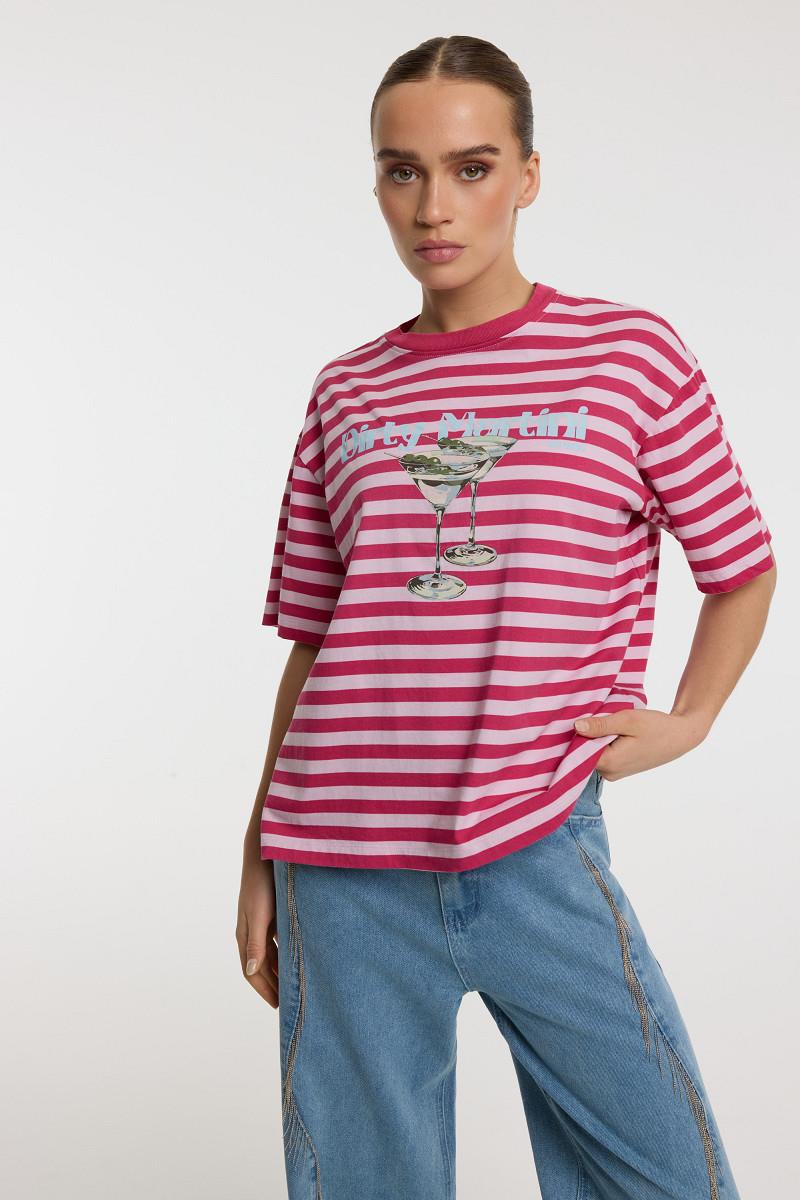 Refined Department T-Shirt Loui Roze 1