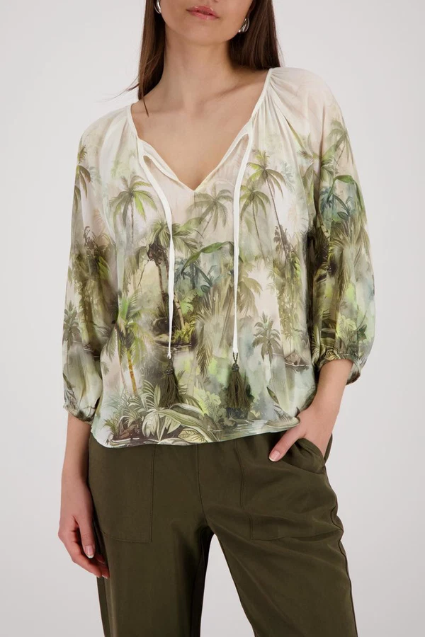 Monari Blouse 410678 Groen 1
