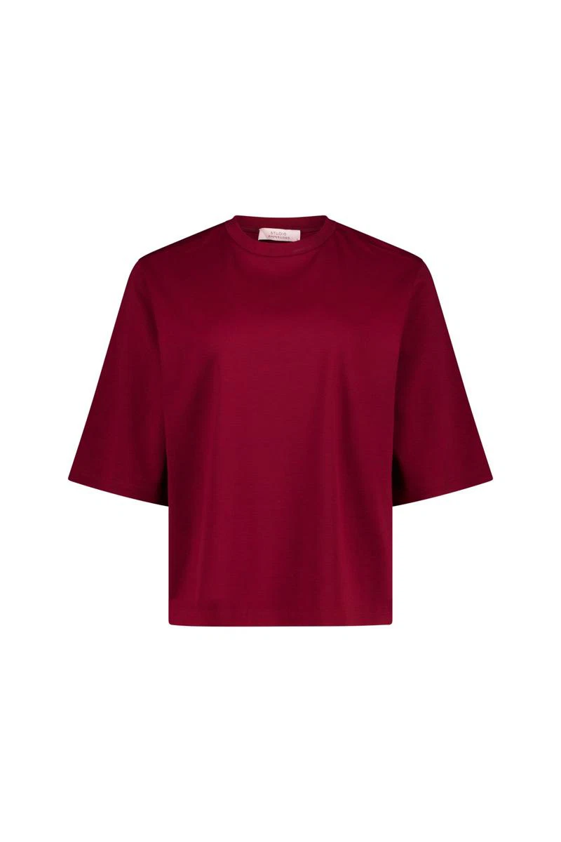Studio Anneloes T-Shirt Fiore lace tee Rood 1