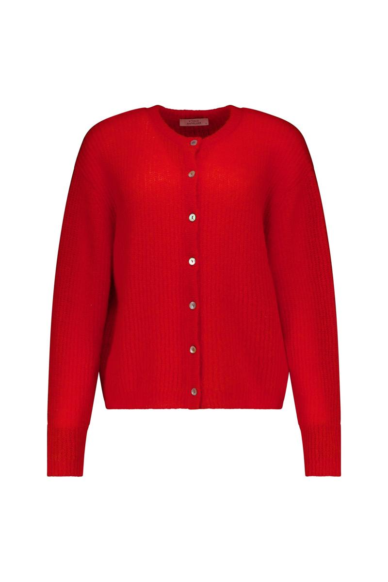 Studio Anneloes Vest Bibi spring cardi Rood 1