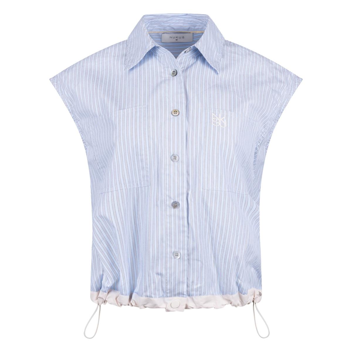 NUKUS Blouse Abby Blauw 2