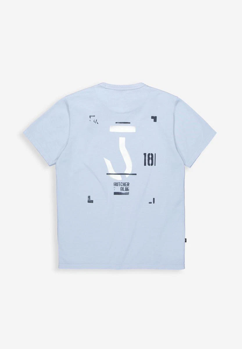 Butcher of Blue T-Shirt Army Brush Blauw 5