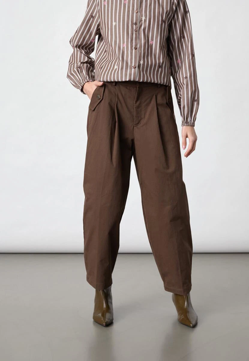Sisters Point Pantalon Edith-Pa Bruin 1
