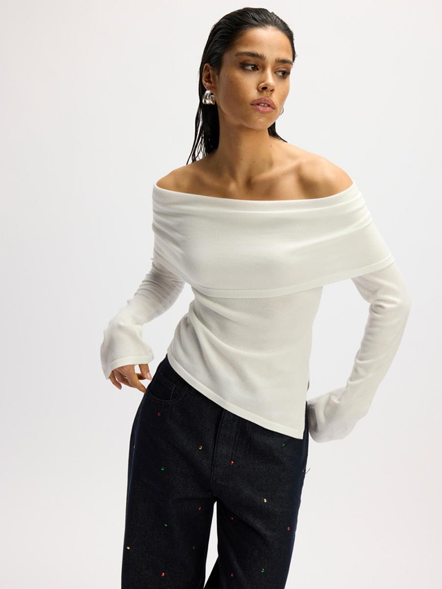 Refined Department Top Stefania Wit 1