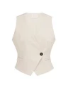 YAYA Gilet 01-521007-605 Off-White 2