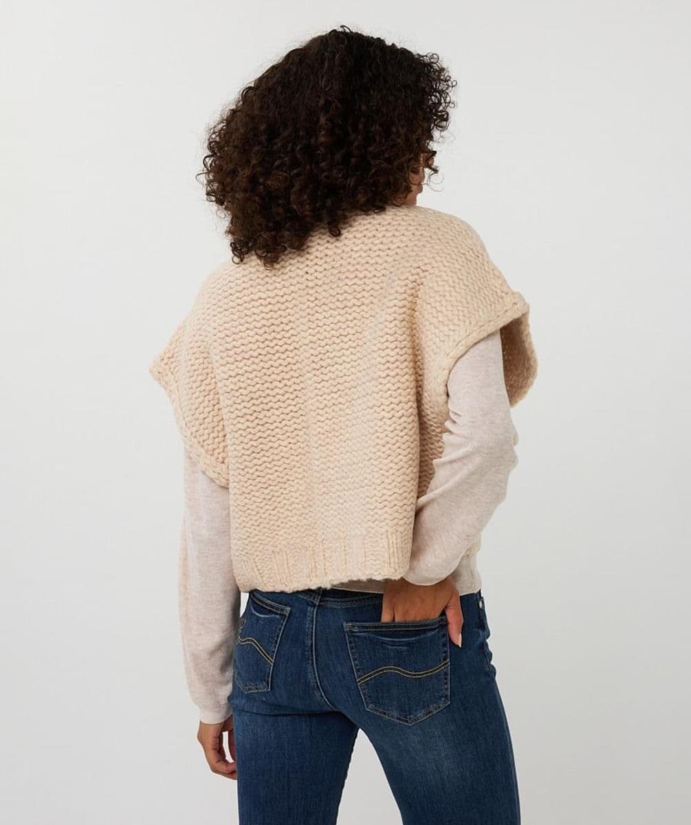 EsQualo Vest F25.07500 Beige 3