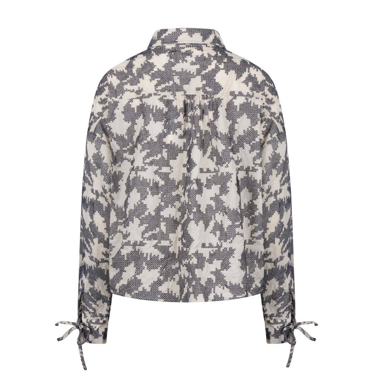 NUKUS Blouse Bailey Blauw 4
