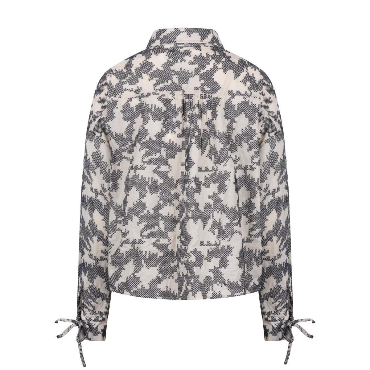 NUKUS Blouse Bailey Blauw 4