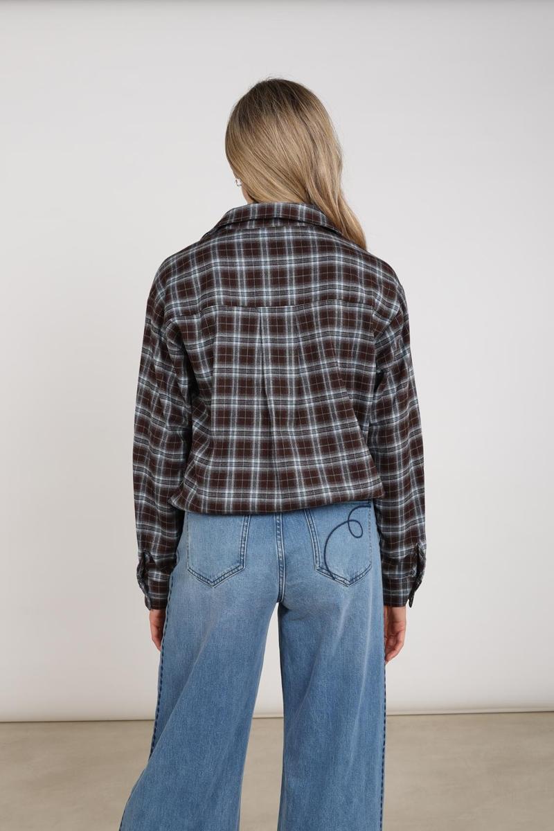 NUKUS Blouse NKF02262 Bruin 3