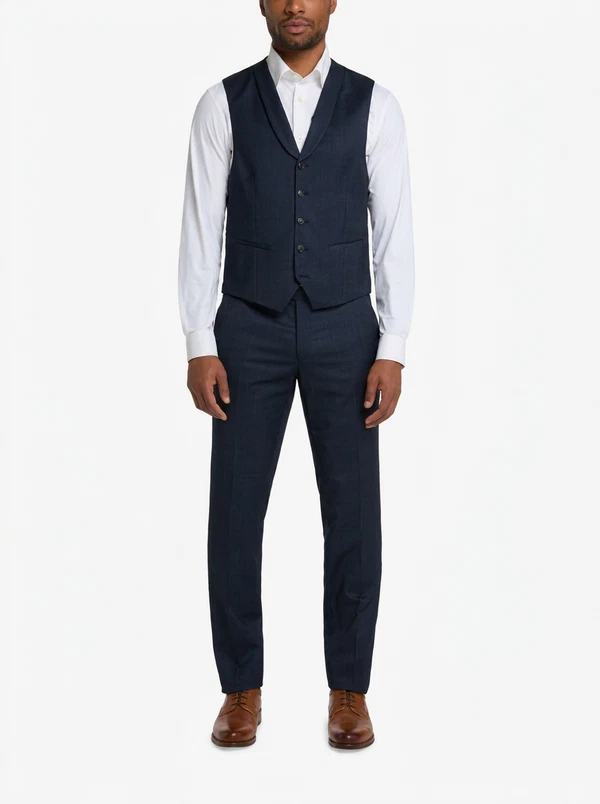 Club of Gents Pantalon Pascal Blauw 1