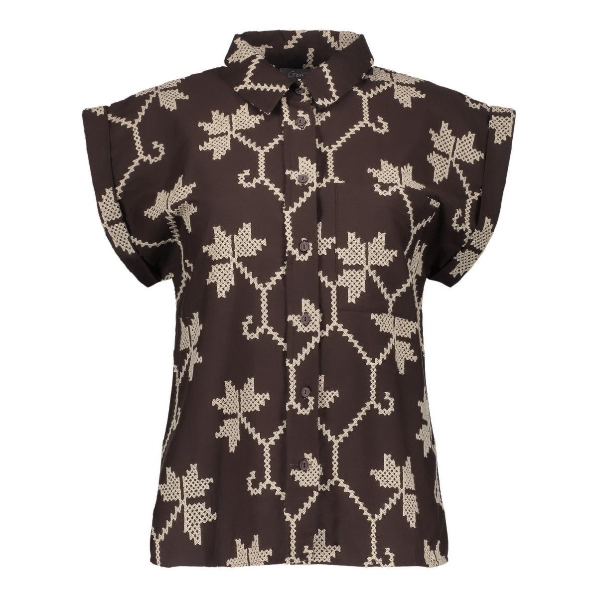 Geisha Blouse 63212-20 Bruin 3