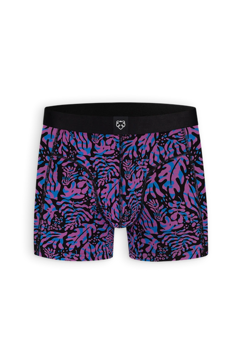 A-dam Boxershort Black Leafs Zwart 2