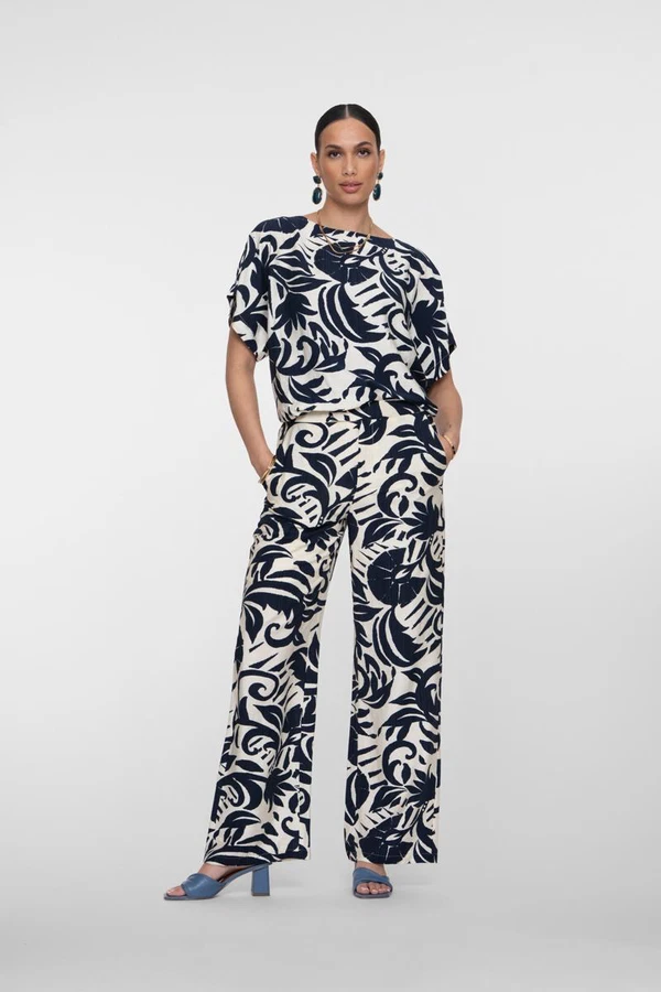 Geisha Pantalon 61141-26 Blauw 1