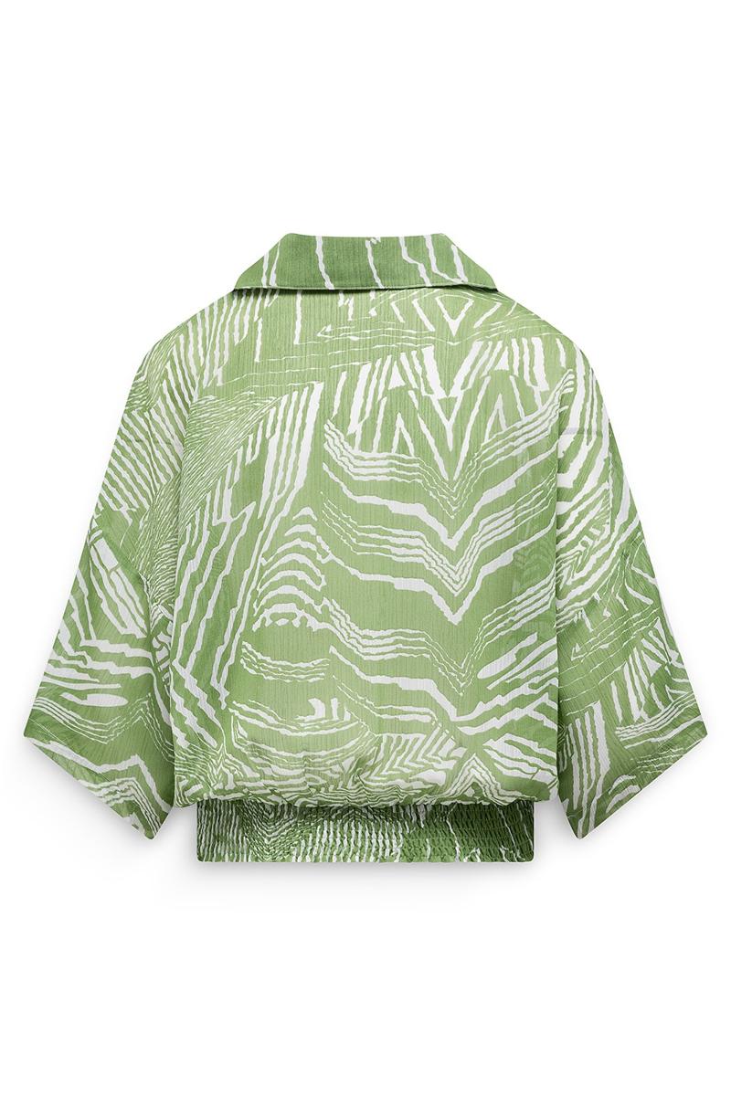 Label DOT Blouse 2611033 Groen 4