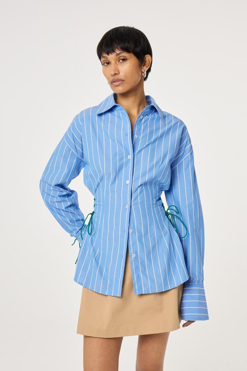Fabienne Chapot Blouse Indra Blauw 1