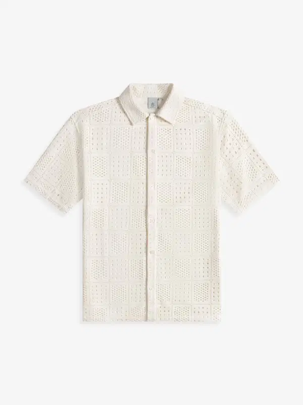 Law of the Sea Overhemd LAW-10403 Off-White 1