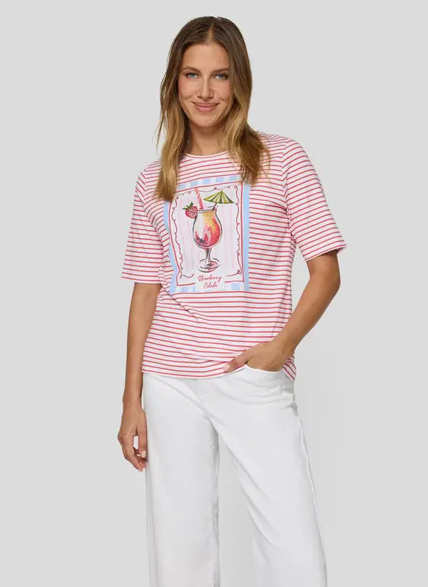 Rabe T-Shirt 56-124374 Rood 1