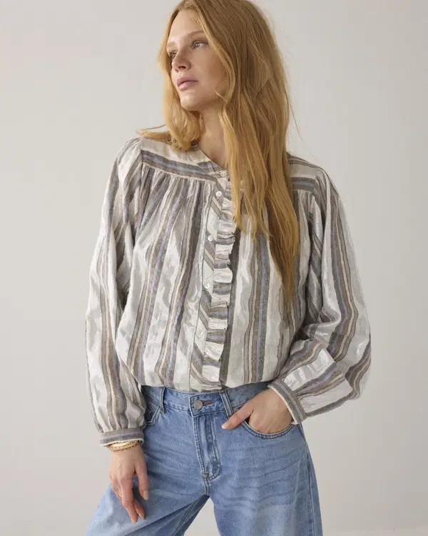 Summum Blouse 2s3416-12422 Zilver 1