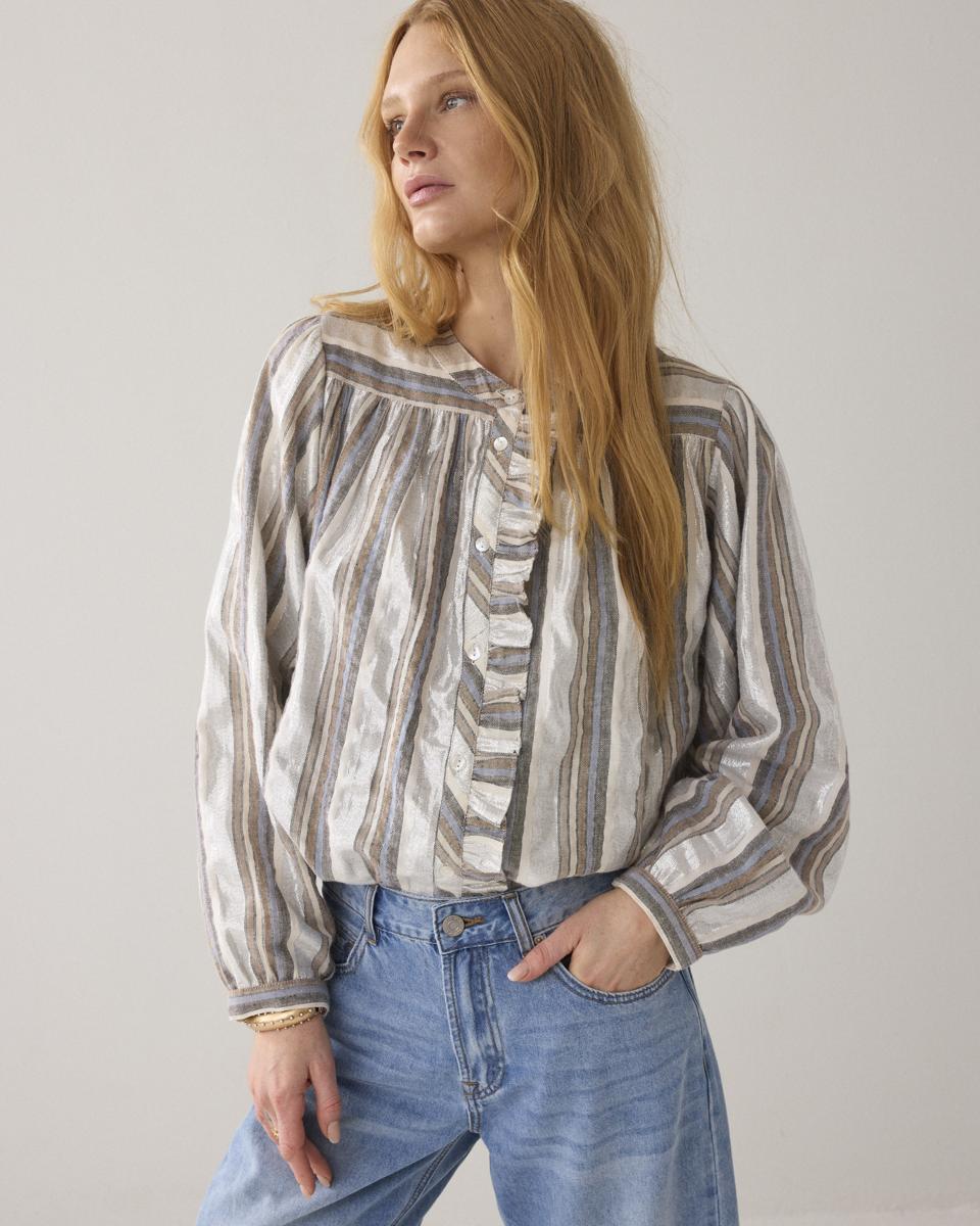 Summum Blouse 2s3416-12422 Zilver 1