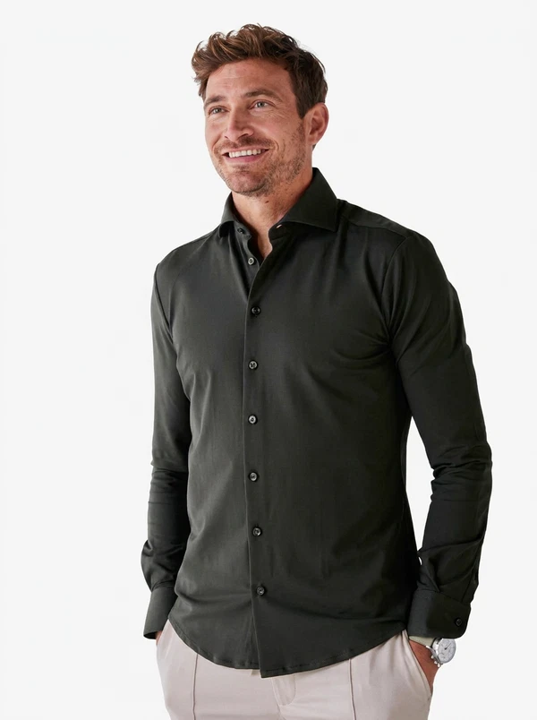 John Miller Overhemd 5142675 Groen 1