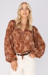 Anna Blouse 80a05-03846 Bruin 1