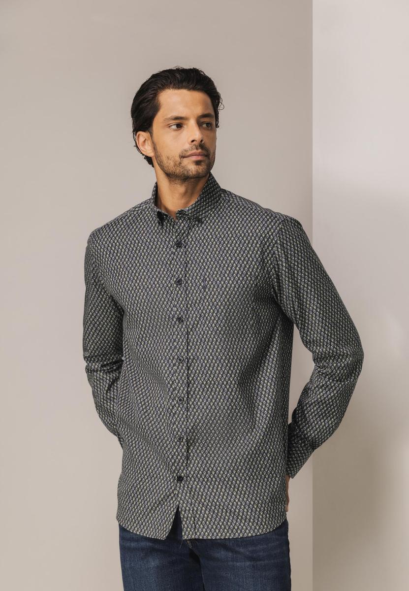 State of Art Overhemd 214-25272 Grijs 1
