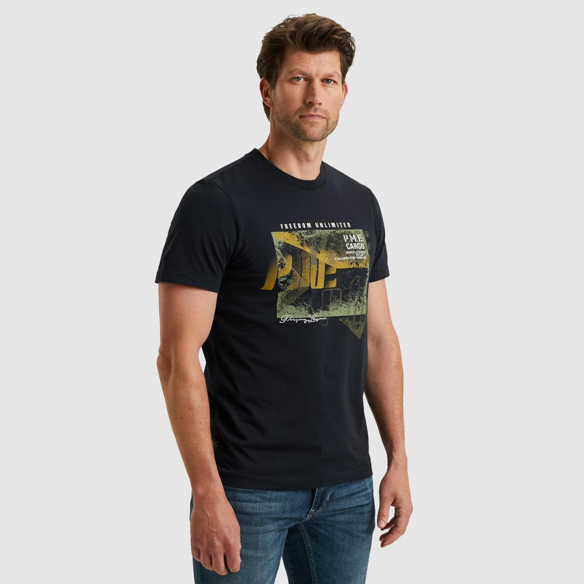 PME Legend T-Shirt PTSS2508563 Blauw 1