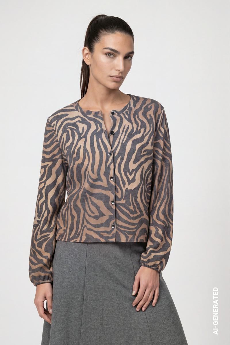 Monari Vest 809824 Bruin 1