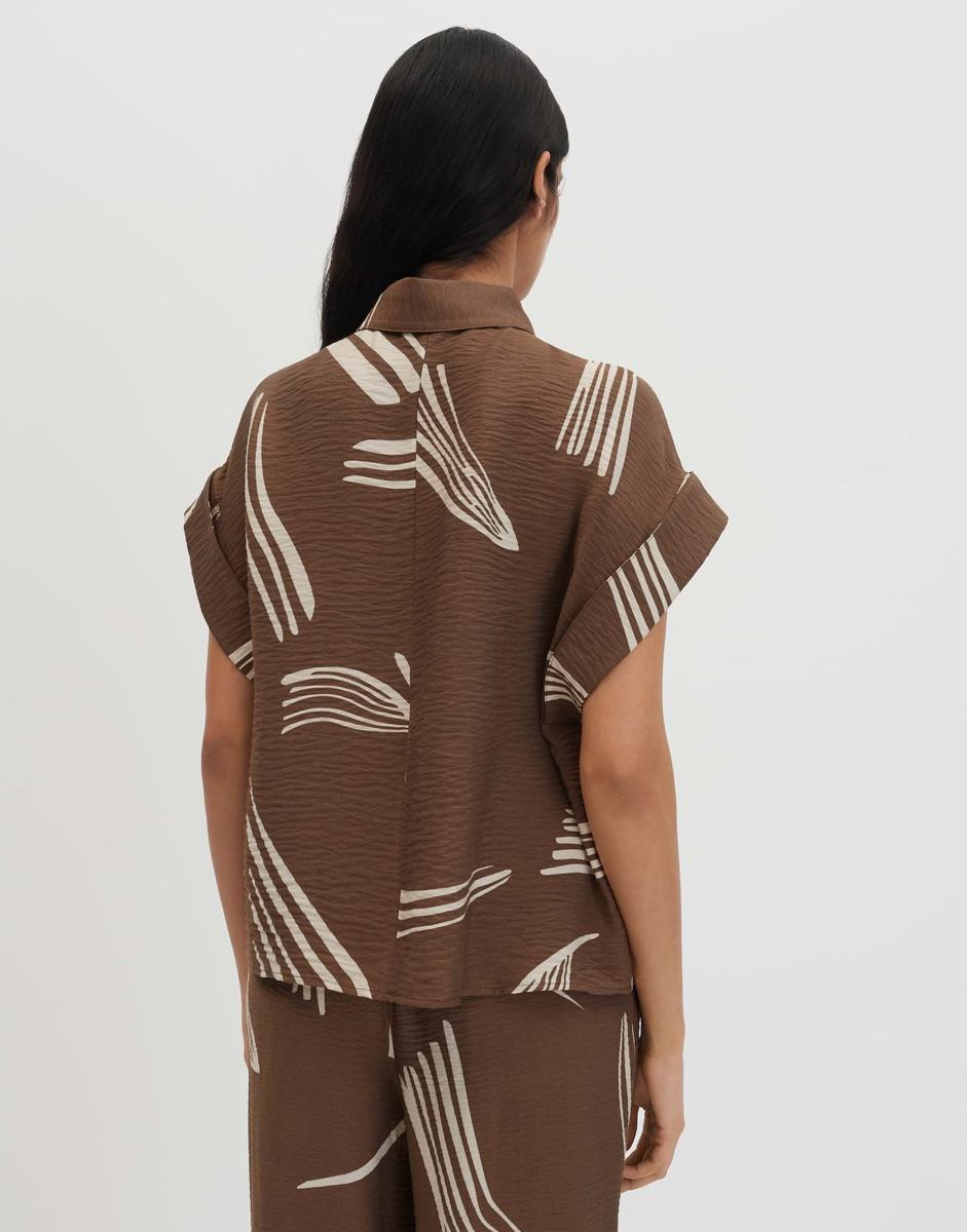 SOMEDAY Blouse 10566314184442 Bruin 3
