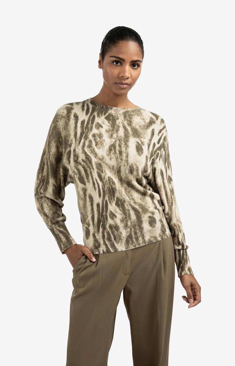 YAYA Trui 01-000497-509 Groen 1