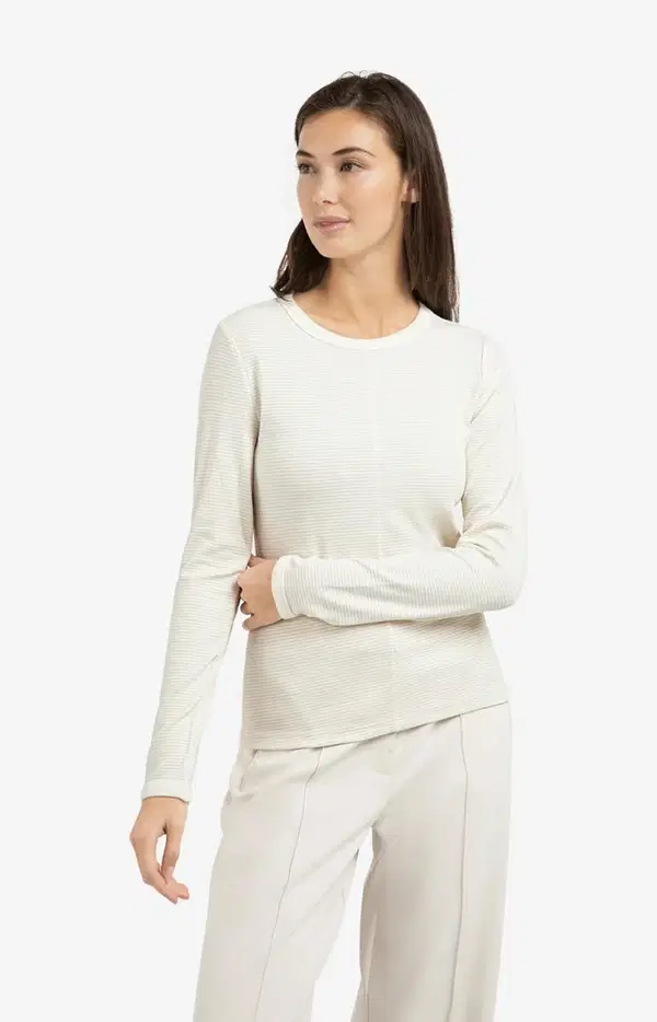 YAYA Longsleeve 01-709352-602 Off-White 1