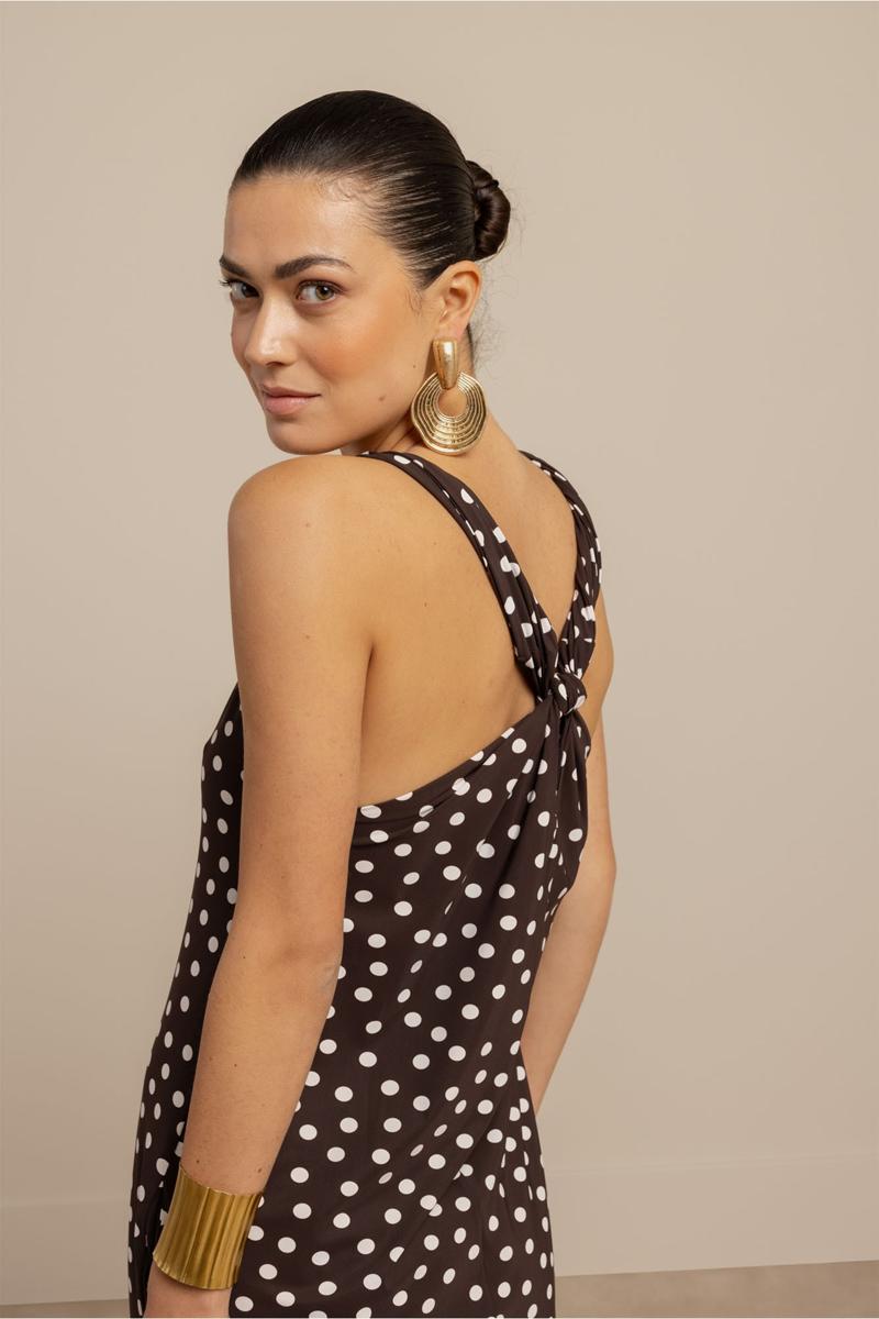 Studio Anneloes Jurk Norah 2way dot dr Bruin 4