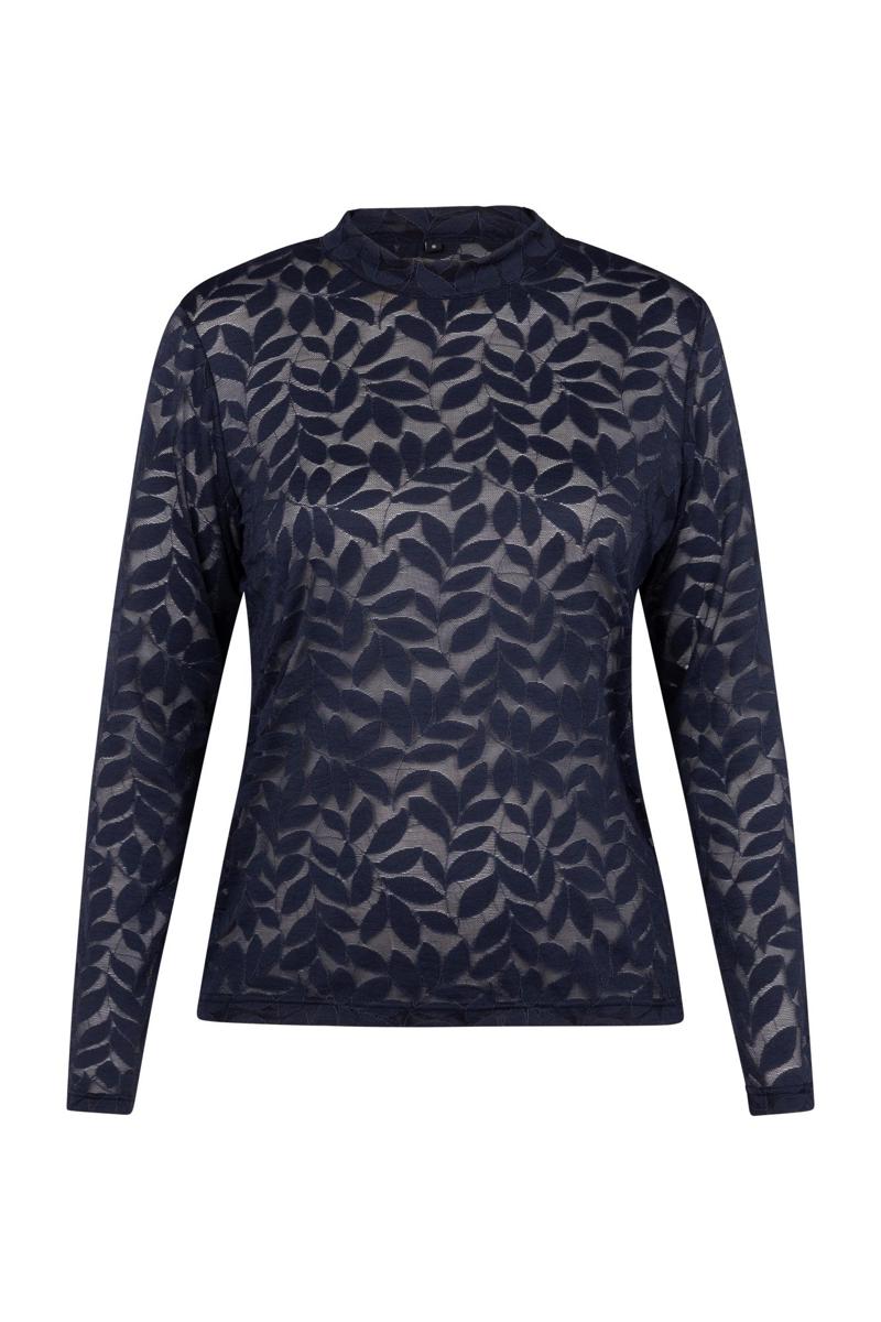 Studio Anneloes Longsleeve Reagan lace top Blauw 1