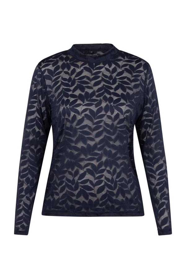 Studio Anneloes Longsleeve Reagan lace top Blauw 1