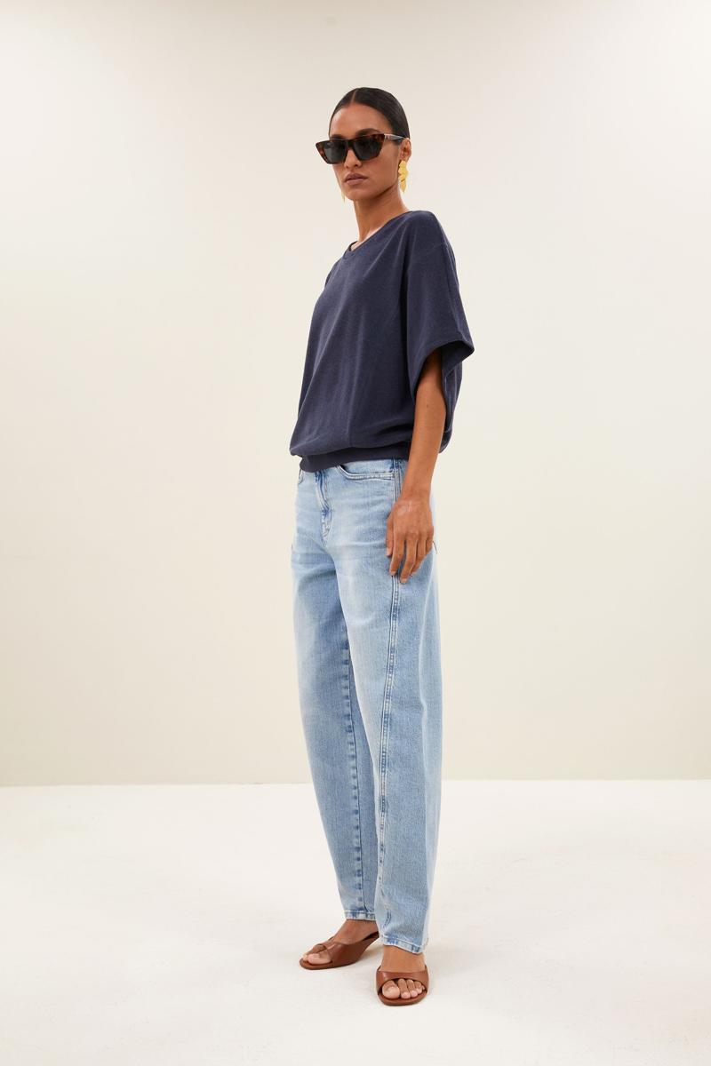 By-Bar T-Shirt Nuki Blauw 6